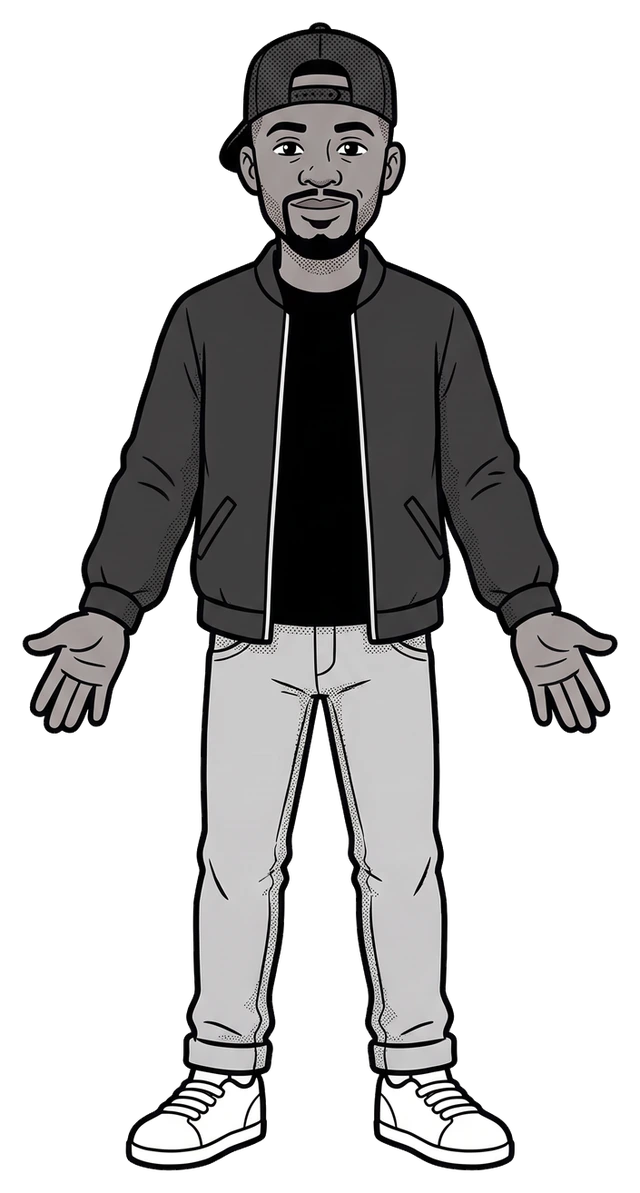 Illustration of Jason standing.